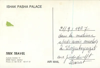 Palácio de Ishak Pacha — vista panorâmica — TREK TRAVEL, Istambul — Verso