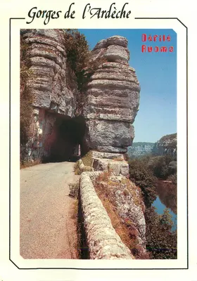 Gorges da Ardèche — Desfiladeiro de Ruoms — Edições Cellard