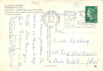 Strasbourg — Dom Kammerzell (XVe i XVIe wiek) — Wydawnictwo Estel — Rewers