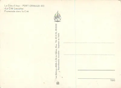 Port-Grimaud (83) — Miasto Lacustre — Wydawnictwo MAR — Rewers