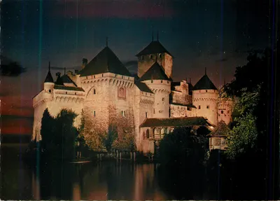 Castelo de Chillon — Lago Léman — Edições Jaeger, n°217