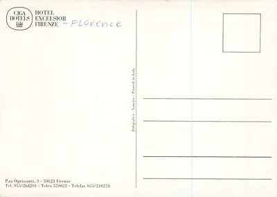 Hotel Excelsior Cigarhotel — Florenca — Ciga Hotels — Rewers
