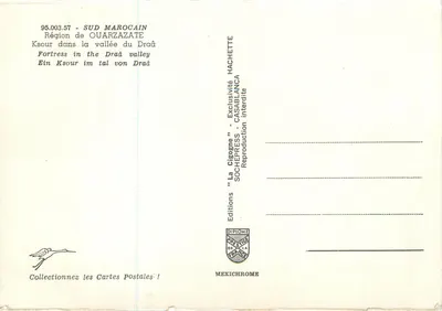 Ksour w dolinie Draâ — Region Ouarzazate — Wydawnictwo Diplôme — Rewers