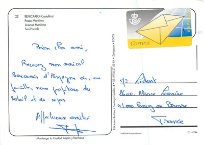 Benicarlo — Paseo Marítimo — Wydawnictwo Arribas, nr 22 — Rewers