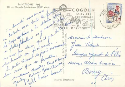 Kaplica św. Anny — XVII wiek — Cogolin, Var — Rewers