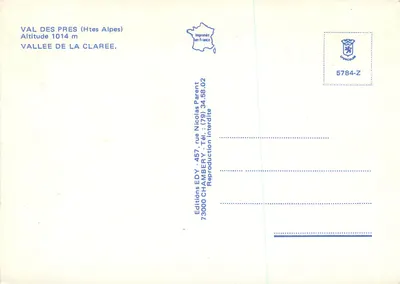 Val des Pres — Dolina Claree — Wydawca Edy — Rewers