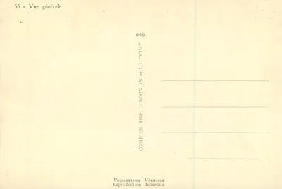 Aurillac — widok ogólny — Combier Imp. Macon (S. et L.) — Rewers