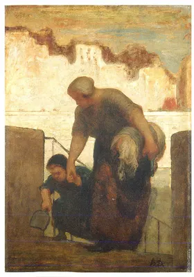 A Lavadeira ou A Lavadeira — Honore Daumier (1808-1879) — Museu d'Orsay