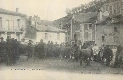 Villefort — Dia de Feira — J. Gascuel, fot. Bessèges