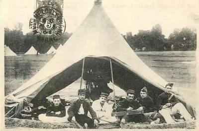Campo de Châlons — Interior de uma Tenda — Fotógrafo Grard