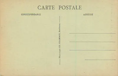 Bordeaux — Katedra św. Andrzeja: Strzałki — C.B. — Rewers