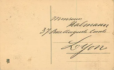 Strasburg — Dom Kammerzell — wydawca nieznany, numer serii nie widoczny — Rewers