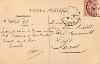 Annecy — Kanały — Wydawnictwo A. Gardet, nr 47 — Rewers