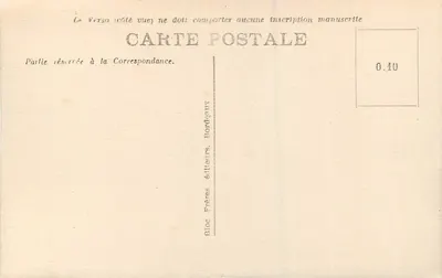 Bordeaux — De Sint-Andrieskerk — uitgever Bloc Frères, n°21 — Achterkant