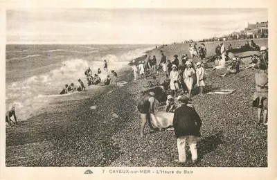 CAYEUX-sur-MER — L'Heure du Bain — série 7
