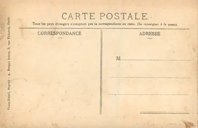 Biarritz — Grande Plage — Edizione F. Forest, Lib.-Pap., Bayonne — Verso