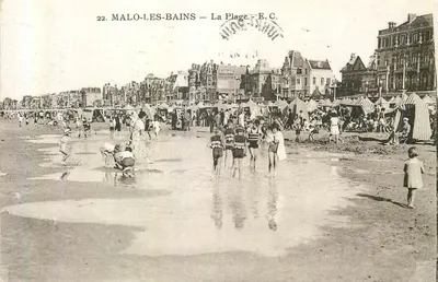 Malo-les-Bains — A Praia — E.C.