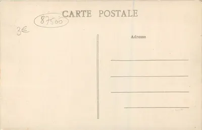 Saint-Yrieix (Hte-Vienne) — Chefe da Igreja — Cartão postal n°11 — Verso