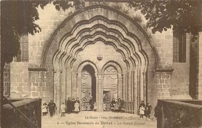 Le Dorat — Igreja Paroquial do Dorat — O Grande Portal — Imp. Surenne