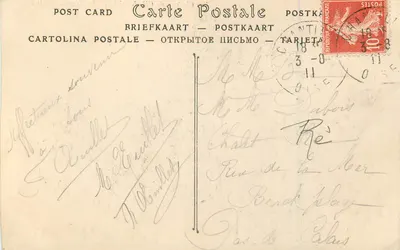 Zamek w Chantilly — Fronton — ND Phot. — Rewers