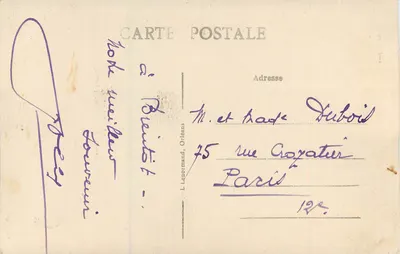 Châtillon-Celigny (Loiret) — Le Milleron — editor Le Milleron — Verso