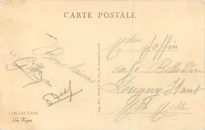 Gérardmer — De Cuve-sprong — Internationale Expo van Parijs 1900 — Achterkant