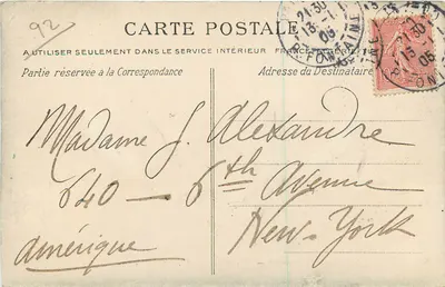 Bois de Boulogne — Le Lac Supérieur — C. L. C. n°502 — Achterkant
