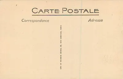 Marseille — Zamek If — Zamek wzniesiony przez Francisza I, który przez długi czas służył jako więzienie państwowe — Selecta — Rewers