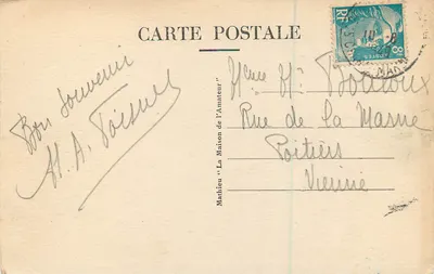 Saint-Georges-de-Didonne — A Praia — Editor Mathieu « La Maison de l'Amateur » — Verso