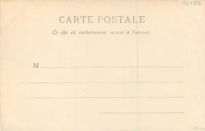 Compiègne - Zamek (widok z Parku) — Décolte, Caminderue, n°36 — Rewers