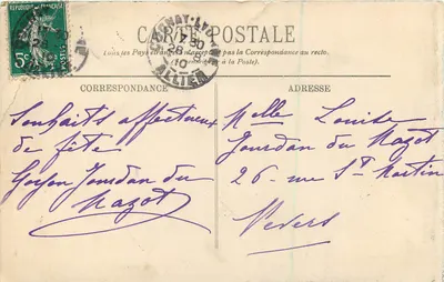 Vichy — Um Canto da Restauração — LL. n°47 — Verso