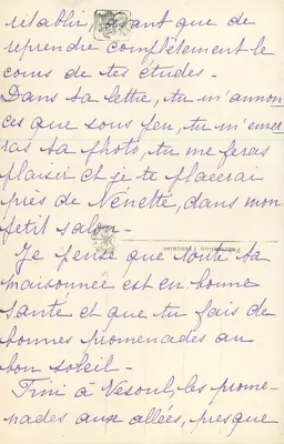 Portret pani C. Prouvost — Fantazja — wydawca J.N. Paris, nr 2879 — Rewers