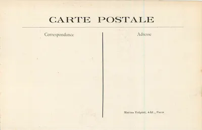 Castelo de La Malmaison — Vestíbulo de Honra — M. V. — Verso