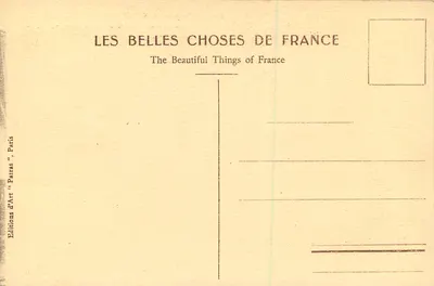 Château de La Malmaison — La Chambre de Napoléon — Éditeur Patras — Verso