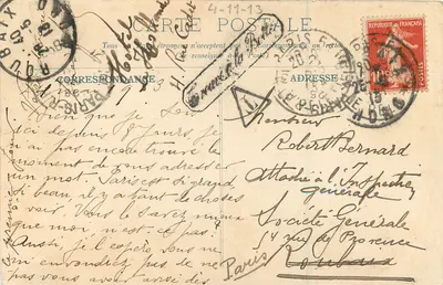 Museu do Luxemburgo — A Lição de Clavés — J.-A. Muénier, n° 6090 — Verso
