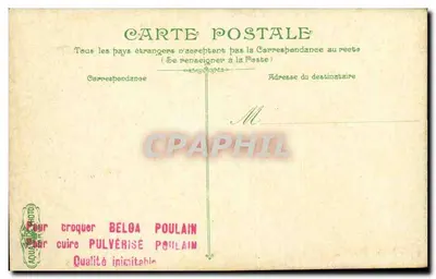 San Claude, la Grande Rue — tramway CUSENIER — editore L. MACI, n° 2921 — Verso