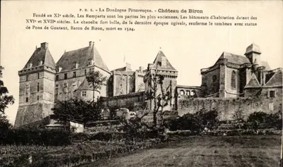 Castelo de Biron — Dordogne pitoresca — P.D.S. n° 15
