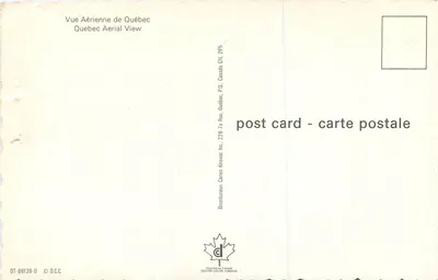 Widok z powietrza Quebec — Aerial View of Quebec — Kirmac Inc. — Rewers