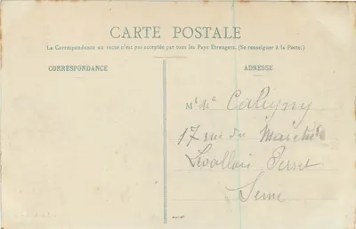 De La Varenne a Champigny — Margem da Marne — P. Marmuse, Paris, n°17 — Verso