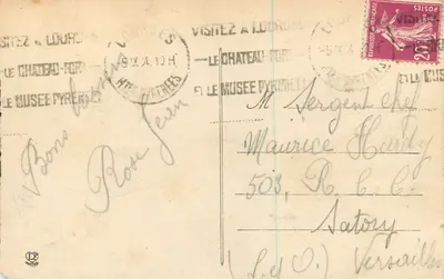 Lourdes - A Esplanada e a Basílica — Publicação L. Liouque, Toulouse — Verso