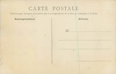 Bilhete postal antigo Brunoy Les Vallees Dans le Soir — Verso