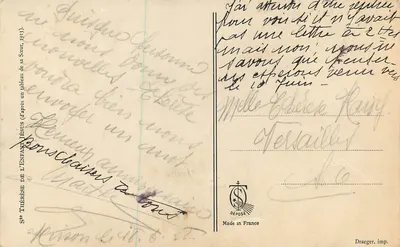 Święta Tereska Dziecka Jezusowego — Urodziny — Draeger, imp. — Rewers