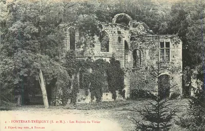Fontenay-Trésigny (S. e M.) — Ruínas do Vivier — J. Féjard, imp.-edit., em Tournan