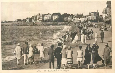 Paramé - A Praia e o Porto — vista da praia e do porto — editor Dr. Alsacienne d.s Arts Photomécaniques, Strasbourg