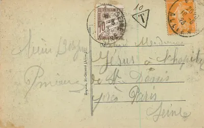 Vichy — Le Vieux Parc — Wydawca anonimowy, nr 349 — Rewers