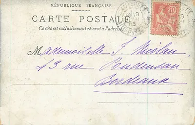 Rodovia de Cauterets - Ponte de Mayaba — D. T. Editora, Lourdes — Verso