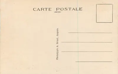 Tours (Loire-et-Loire) — Stare domy na placu Plumereau (XII i XIII wiek) — A. B. — Rewers