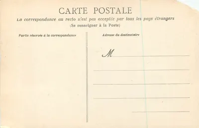 Le Havre — A Estação — E.B.Z. 20 — Verso