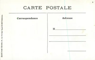 Galo cantando — ilustração estilizada — Editado por Cécodi, n°5 — Verso