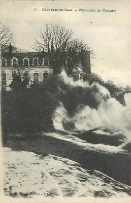 Caudebec-en-Caux — Fenômeno do Mascaret — Edição L. Soudais - L'H. Paris